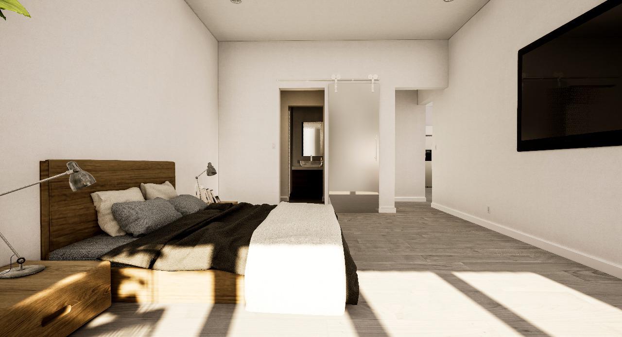 Spacious master suite